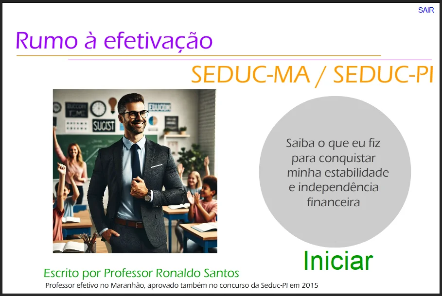 Rumo à Efetivação